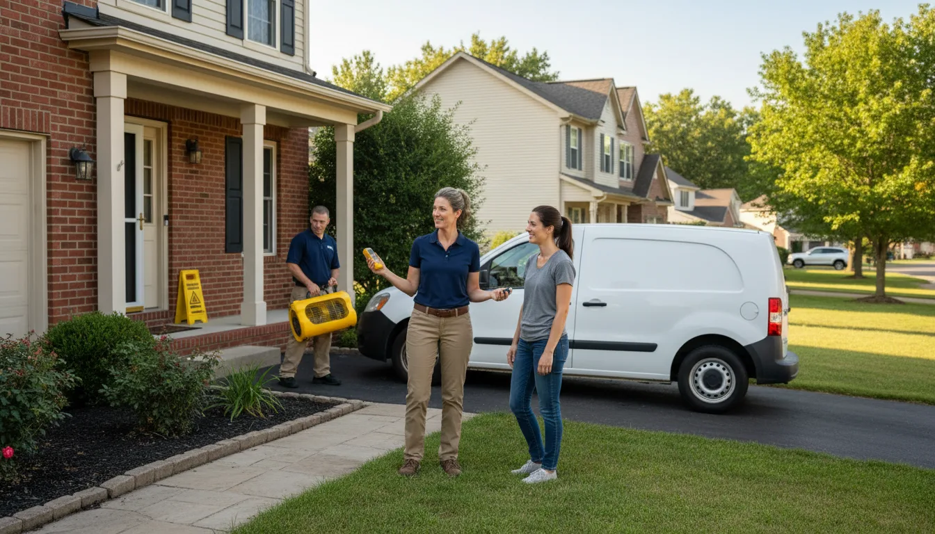 Water restoration image for Home Water Damage Repair in Yawkey, WV